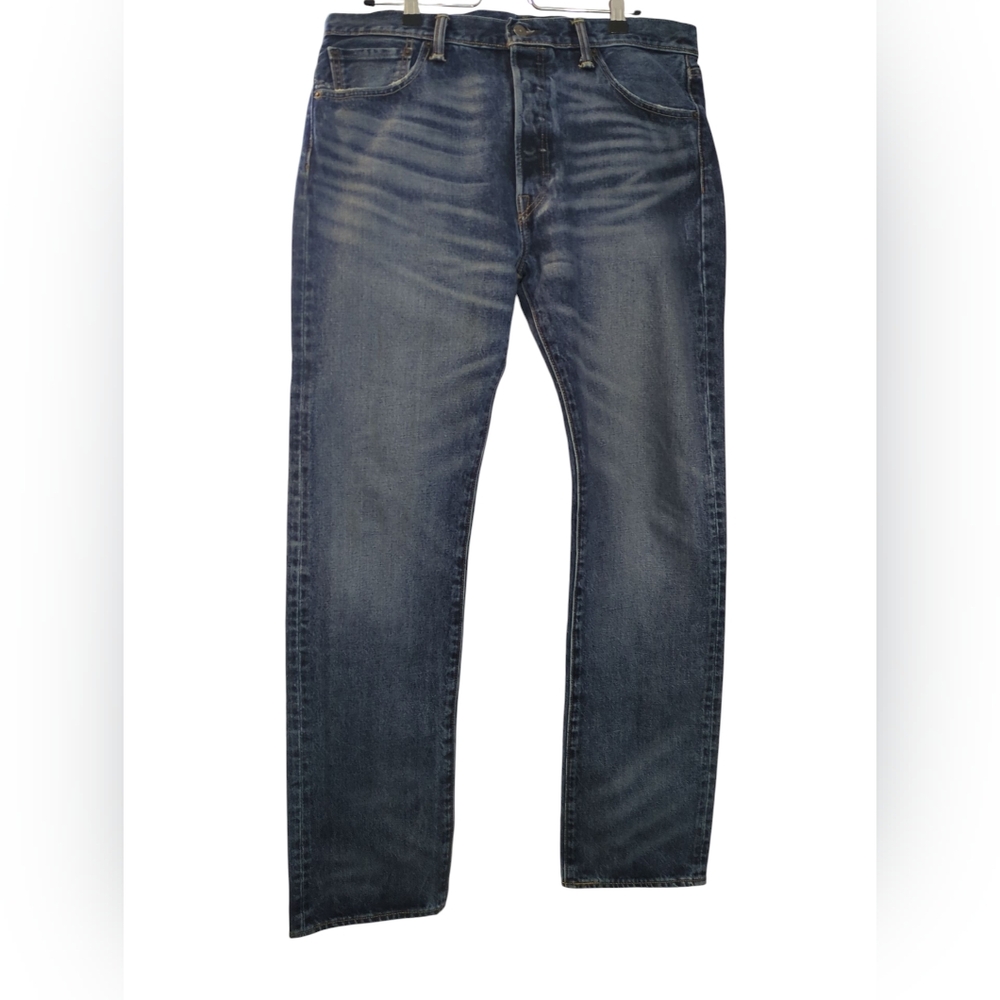 Levi's Dark Blue Straight Jeans Size 34 W 34l